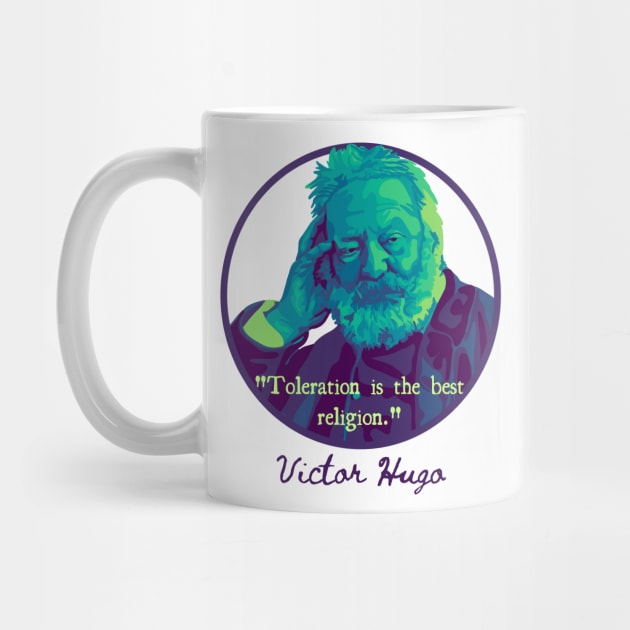 Victor Hugo Portrait and Quote by Slightly Unhinged